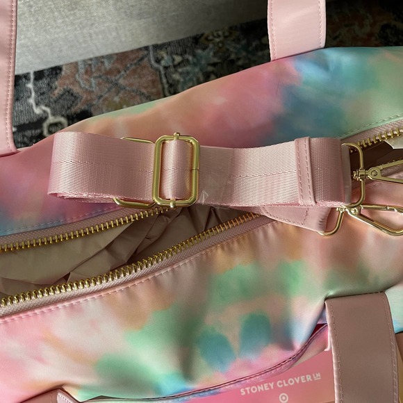 Stoney Clover Lane x Target Tie-Dye Duffle Bag - Pink, Blue, Green - Picture 5 of 5